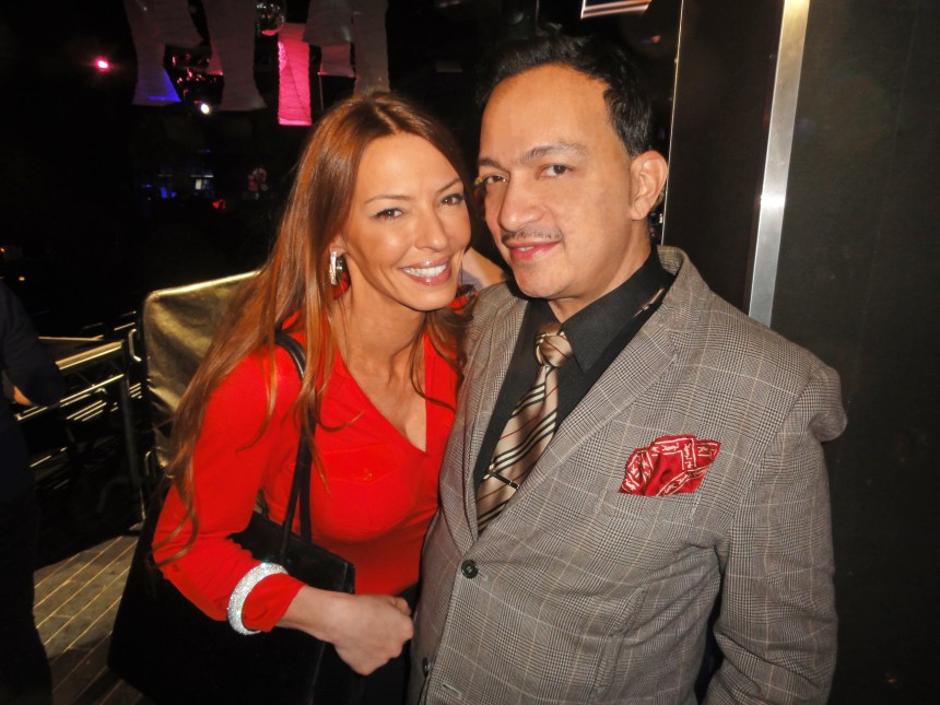 Anthony Rubio and Drita D’Avanzo of Mob Wives at the premiere party for RuPaul's Drag Race Season 5 at XL Nightclub