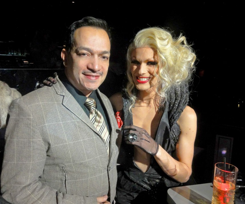 Ivy Winters and Anthony Rubio at the premiere party for RuPaul's Drag Race Season 5 at XL Nightclub