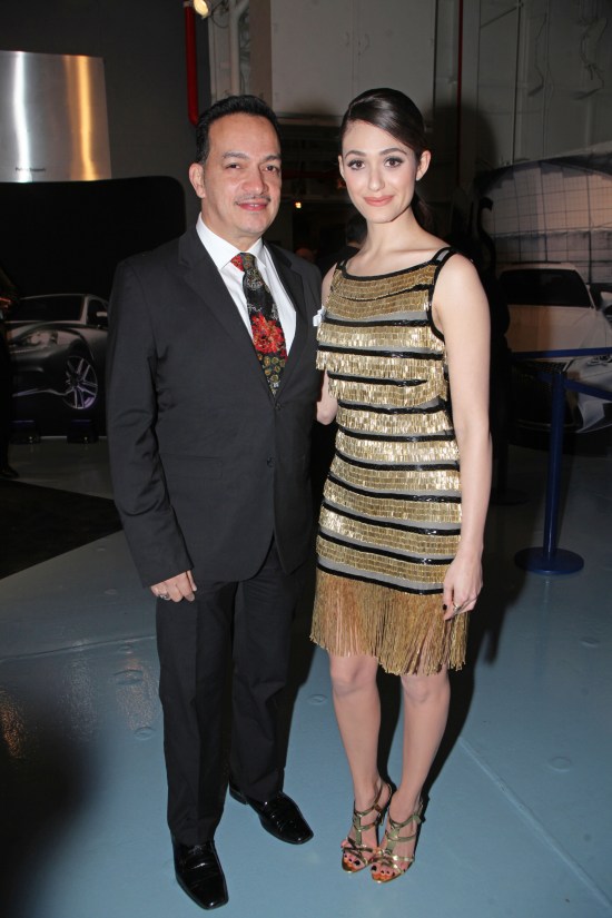 Anthony Rubio and Emmy Rossum at Jeffrey Fashion Cares 10th Anniversary Celebration