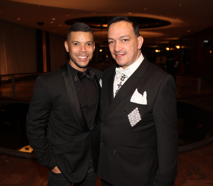 Anthony Rubio with Wilson Cruz at The 27th Annual Night of a Thousand Gowns Gala