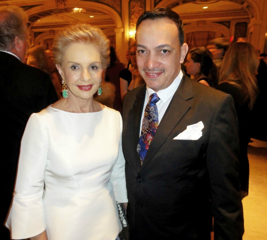 Anthony Rubio with Carolina Herrera at The ASPCA 16th Annual Bergh Ball