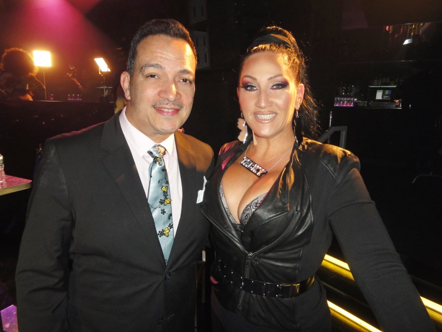 Anthony Rubio with Michelle Visage at RuPaul's Drag Race Season 5 Finale Party in New York