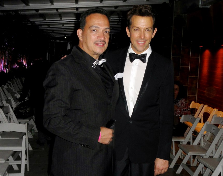 Anthony Rubio with Derek Warburton at "Real Fashion, Real Women" Runway Show 