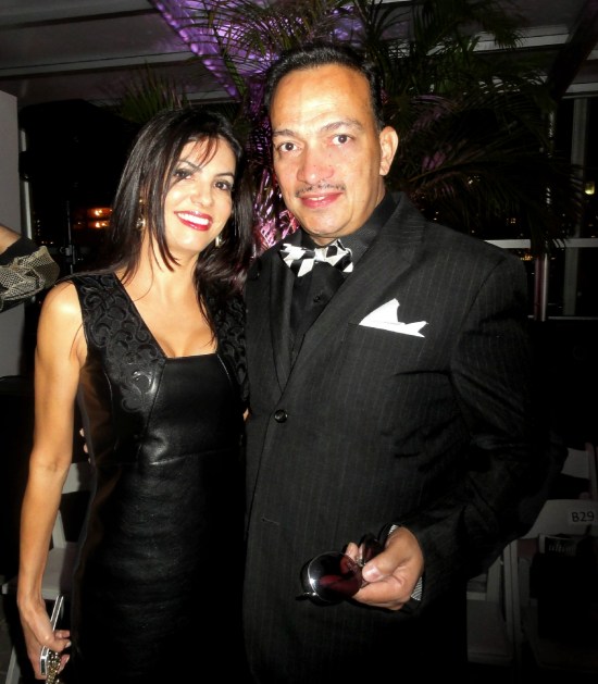 Anthony Rubio with Adriana De Moura at "Real Fashion, Real Women" Runway Show  