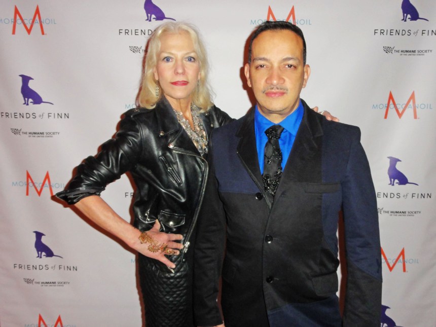 Anthony Rubio with Grace Forster at Humane Society of the United States annual To the Rescue! party