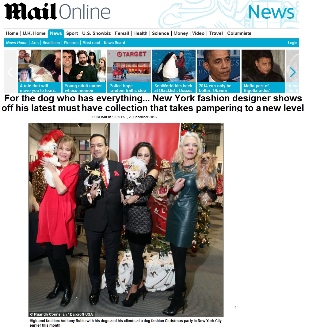 From Anthony Rubio's Interview in The Daily Mirror U.K.