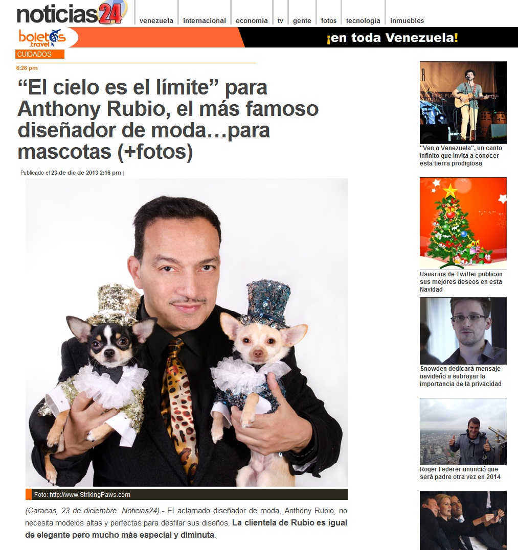 Anthony Rubio's Interview on Noticias24 in Venezuela