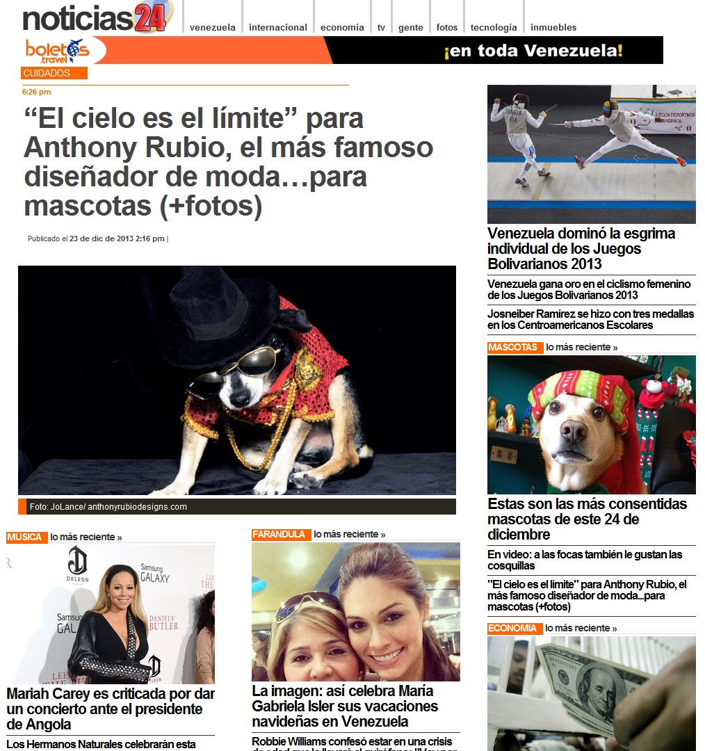 Anthony Rubio's Interview on Noticias24 in Venezuela