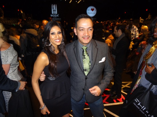 Anthony Rubio and RuPal Patel attend FTL Moda + Art Hearts Fashion