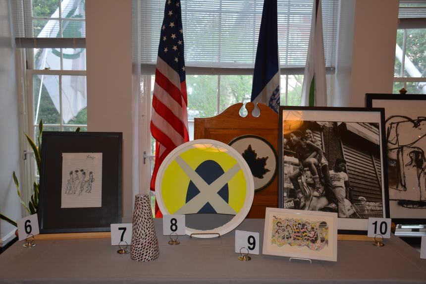 Anthony Rubio attends Horticultural Society of New York's "Auction Art Work"