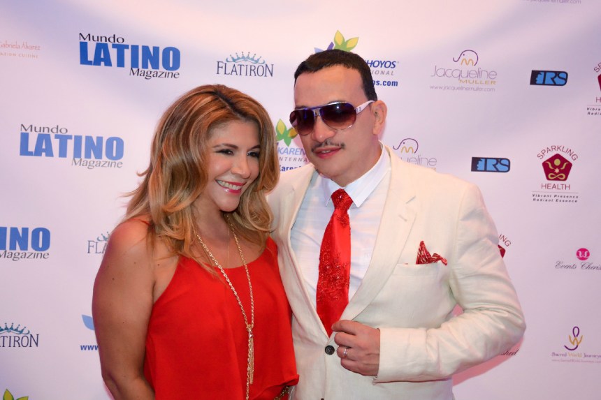 Anthony Rubio attends Red Theme Birthday Celebration of Karen Hoyos