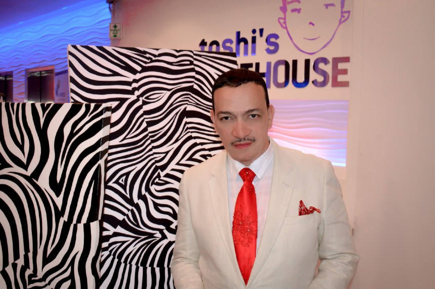 Anthony Rubio attends Red Theme Birthday Celebration of Karen Hoyos