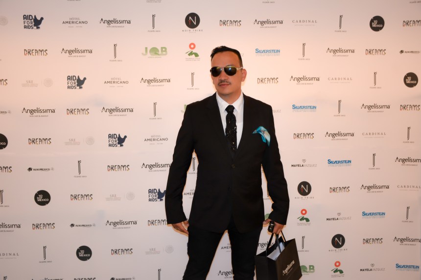 Anthony Rubio attends Ricardo Seco's Fashion Show for Mercedes-Benz Fashion Week 