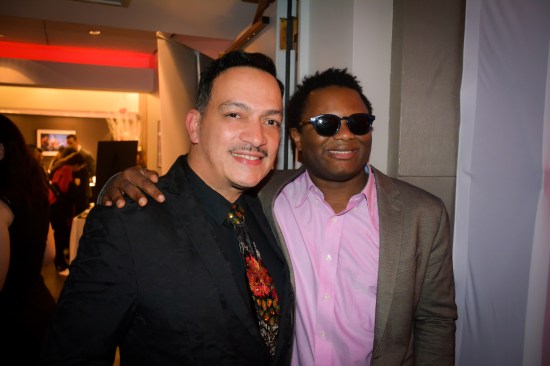 Anthony Rubio and Blessing Offor at Rock & Rawhide 2nd Annual Black, White, and Red Gala