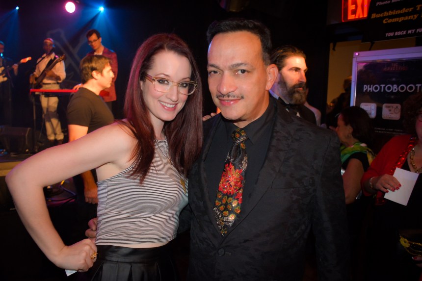 Anthony Rubio and Ingrid Michaelson at Rock & Rawhide 2nd Annual Black, White, and Red Gala