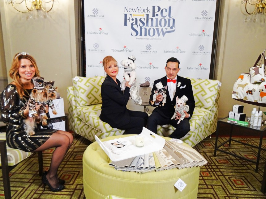 Anthony Rubio Backstaged at the New York Pet Fashion Show