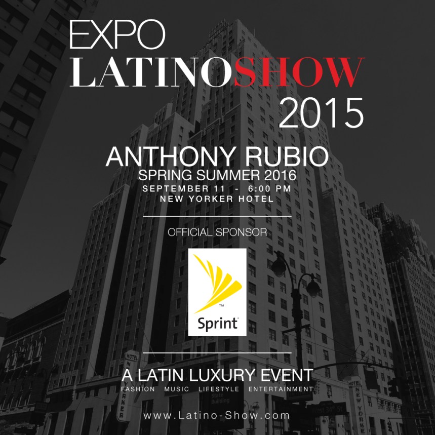 Anthony Rubio New York Fashion Week Spring 2016 Invite