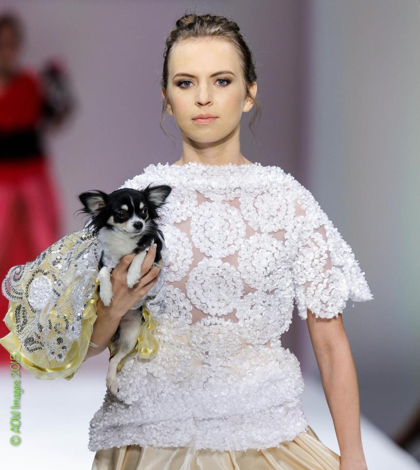 Anthony Rubio Spring/Summer 2016 – New York Fashion Week Canine Model: Pandy Photo by: Andrew Wei