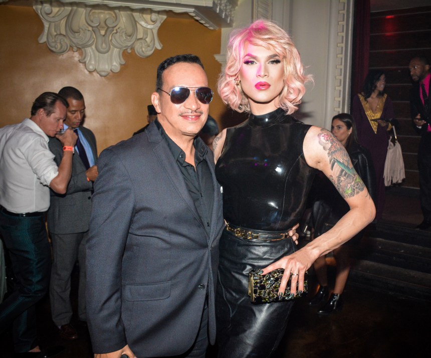 Anthony Rubio, Miss Fame at "Inside Amato" New York Premiere at Liberty Theater 