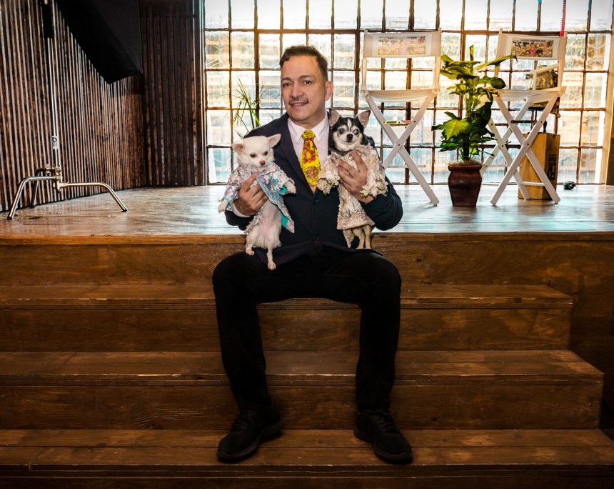 Anthony Rubio's interview with Lauren Collier for new TV show - Dog Fashion