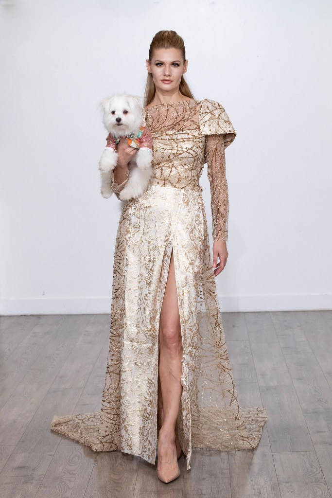 Anthony Rubio Women’s Wear and Canine Couture New York Fashion Week Virtual Runway Show Photo by Yoni Levy at Tals Studio